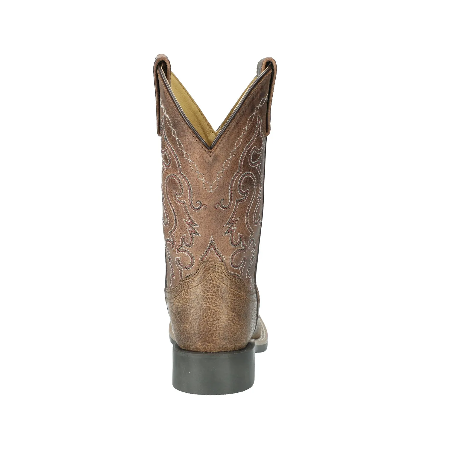 Smoky Mountain Boots Unisex Midland Brown Pebble Leather Cowboy Boots