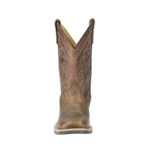 Smoky Mountain Boots Unisex Midland Brown Pebble Leather Cowboy Boots