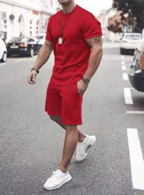 Stroll - Herren T-Shirt Und Shorts Set
