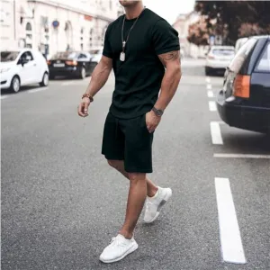 Stroll - Herren T-Shirt Und Shorts Set