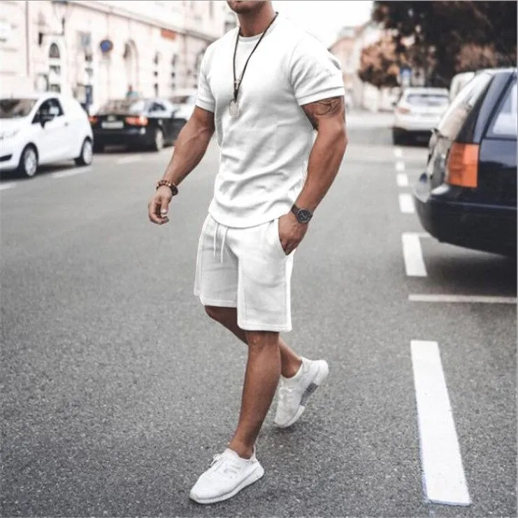Stroll - Herren T-Shirt Und Shorts Set