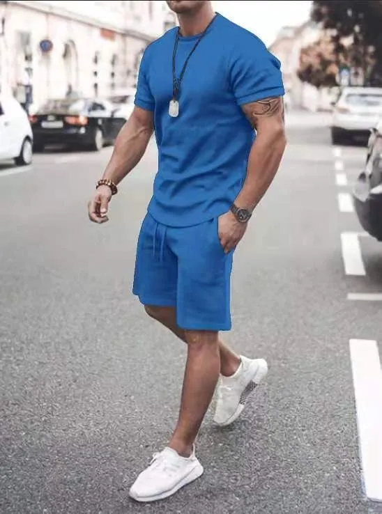 Stroll - Herren T-Shirt Und Shorts Set