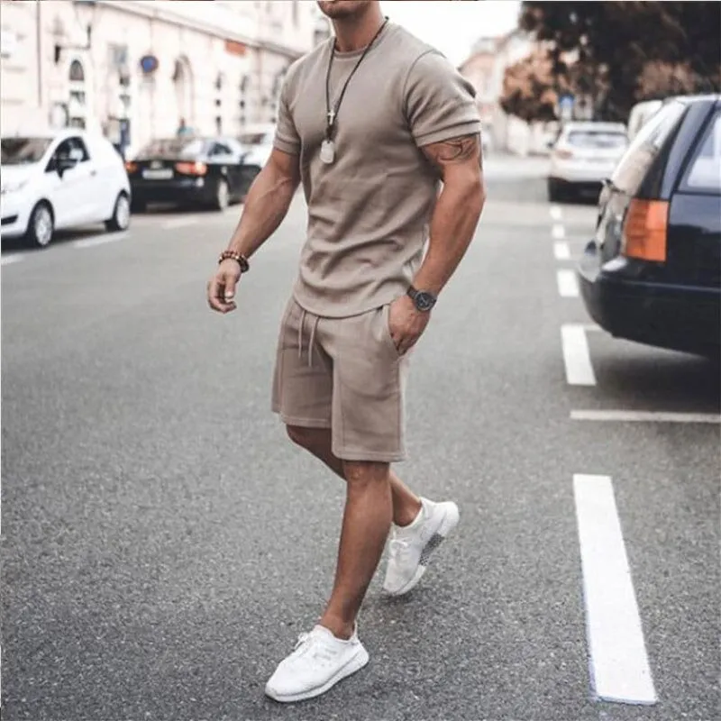 Stroll - Herren T-Shirt Und Shorts Set
