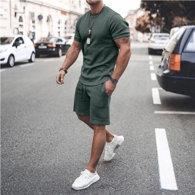 Stroll - Herren T-Shirt Und Shorts Set