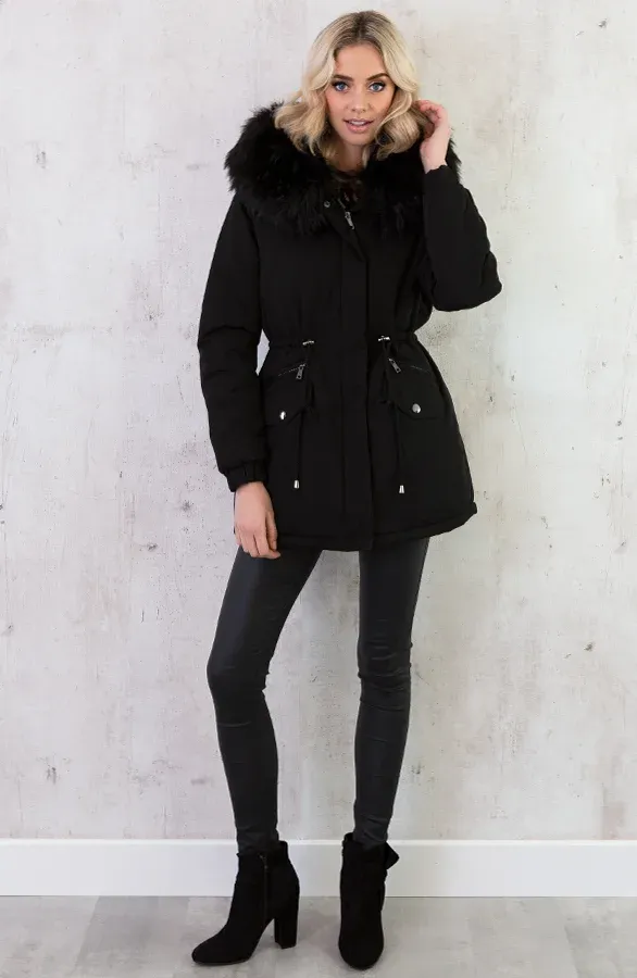 Suede Strik Boots Zwart