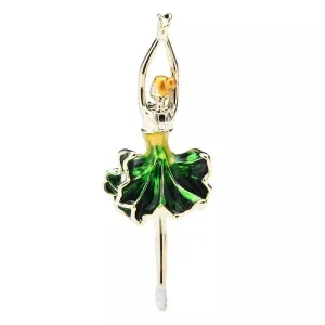 The Esmeralda Ballerina Brooch Pin