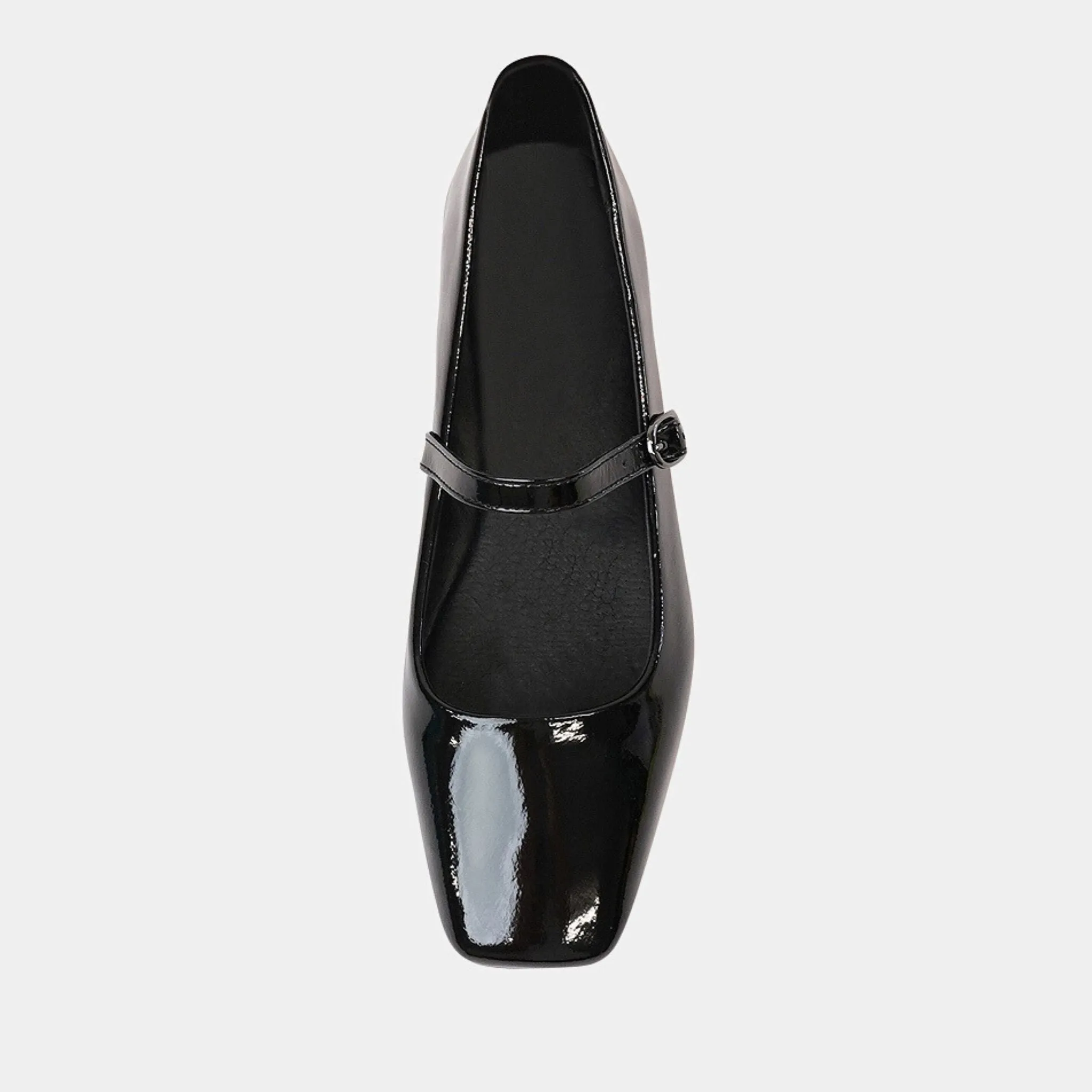 Tokena Black Patent Ballet Flats