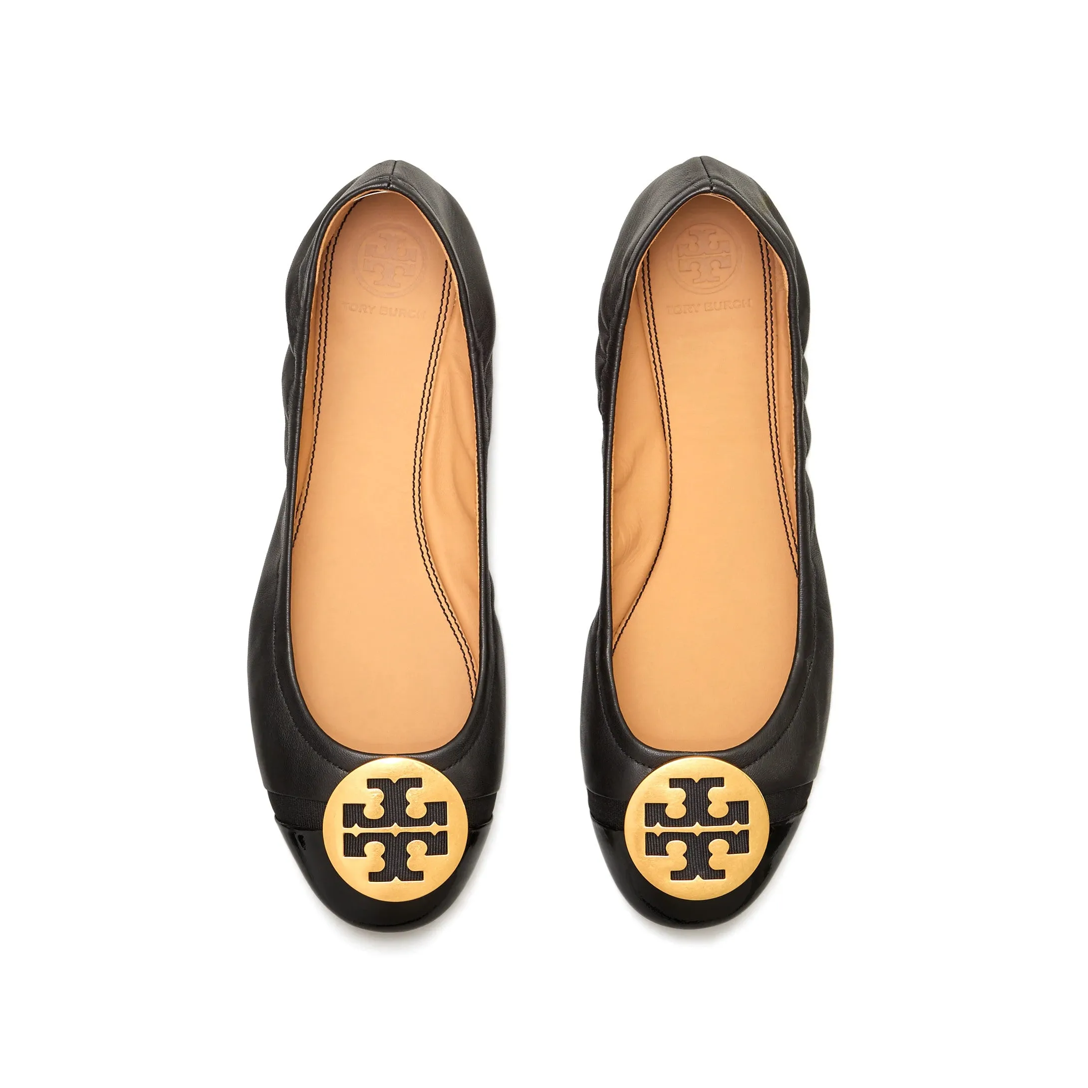 Tory Burch Minie Cap-Toe Ballet