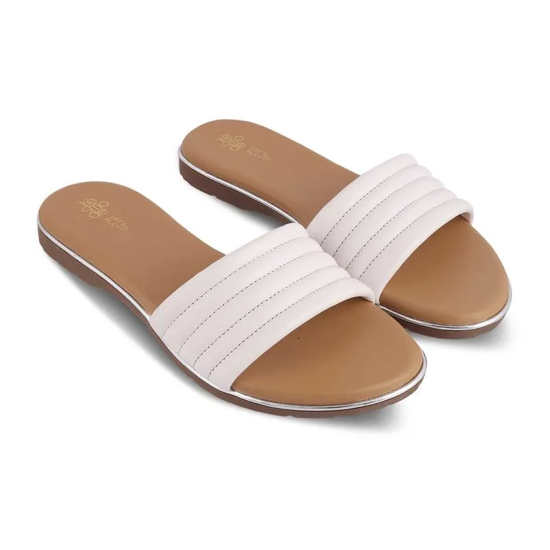 tresmode 240-SHAR WHITE SMART CASUAL FLATS EU/40 UK/7