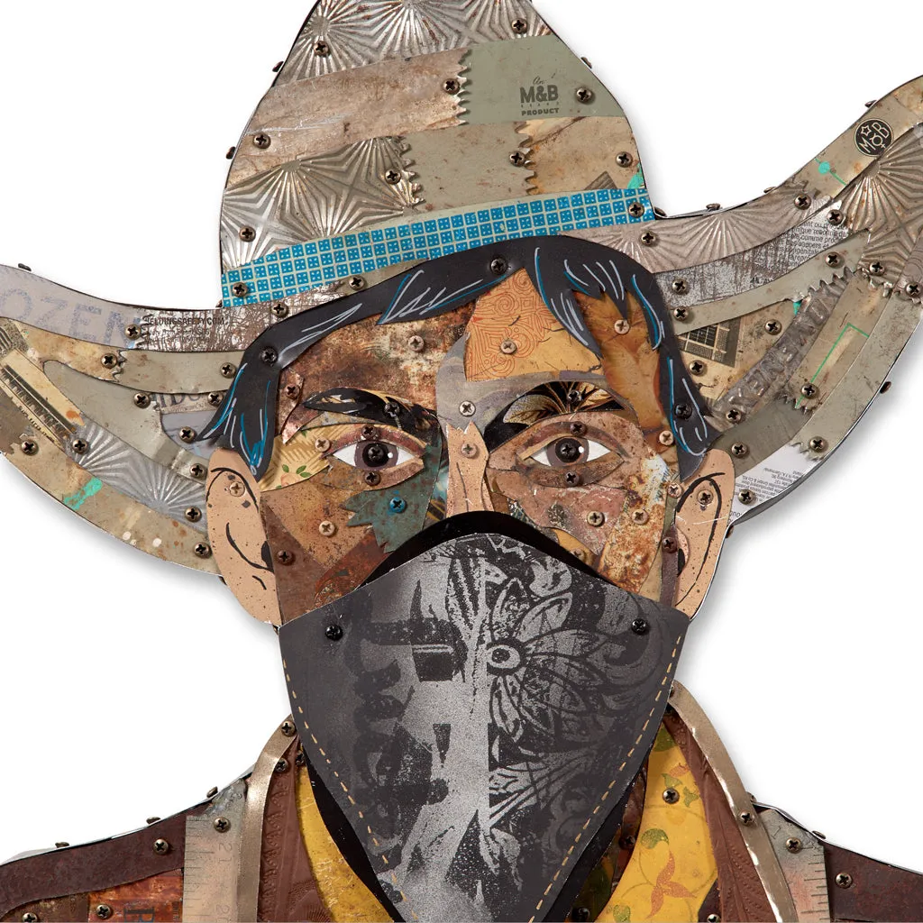 TROUTLAW original metal wall sculpture