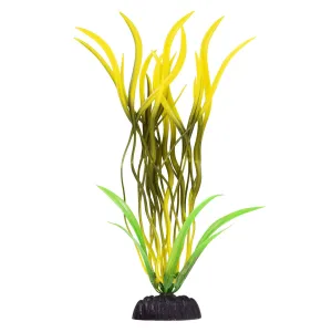 Underwater Treasures Pearl Finish Wave Val Green/Yellow Plastic Plant
