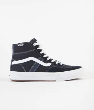 Vans Crockett High Pro Shoes - Ink / White