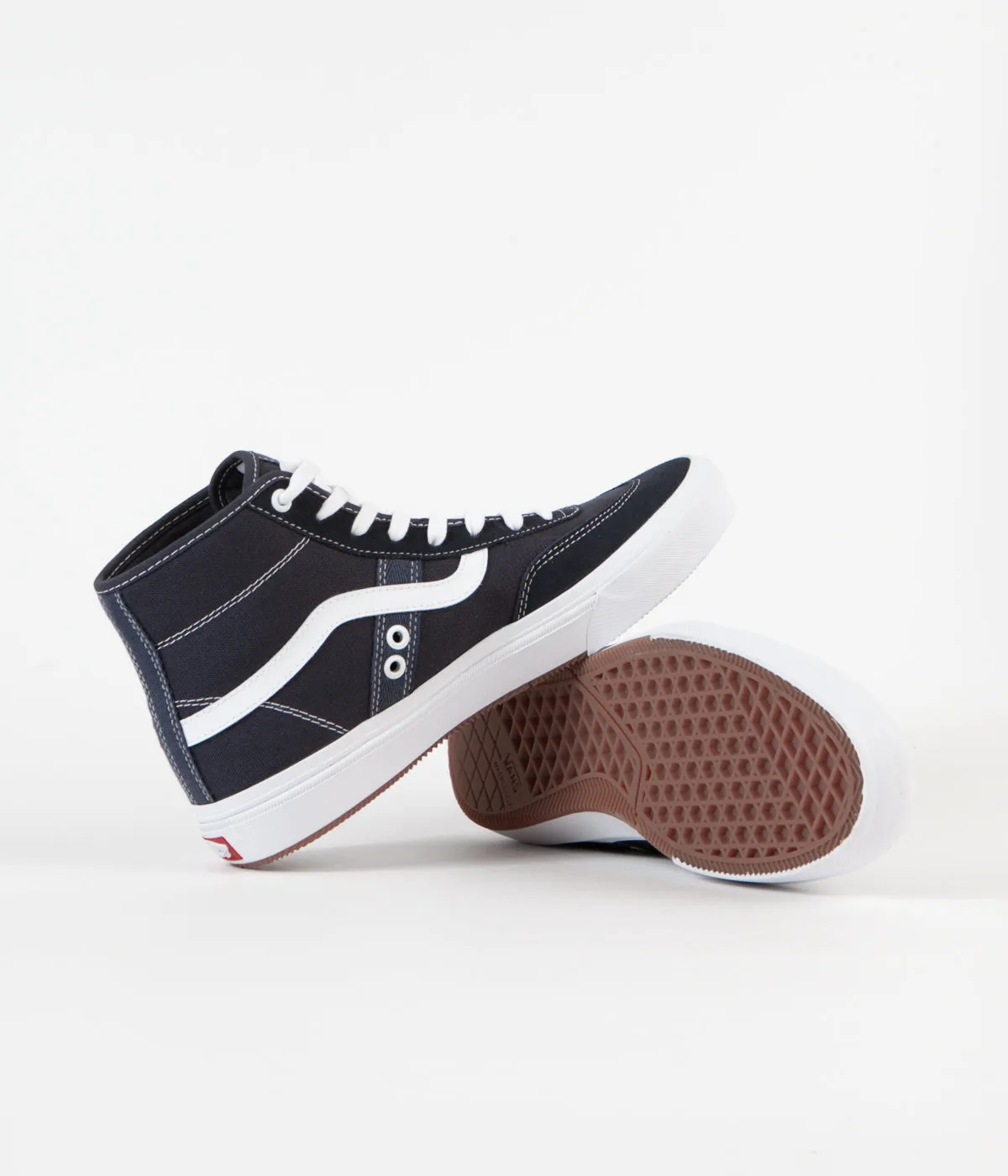 Vans Crockett High Pro Shoes - Ink / White