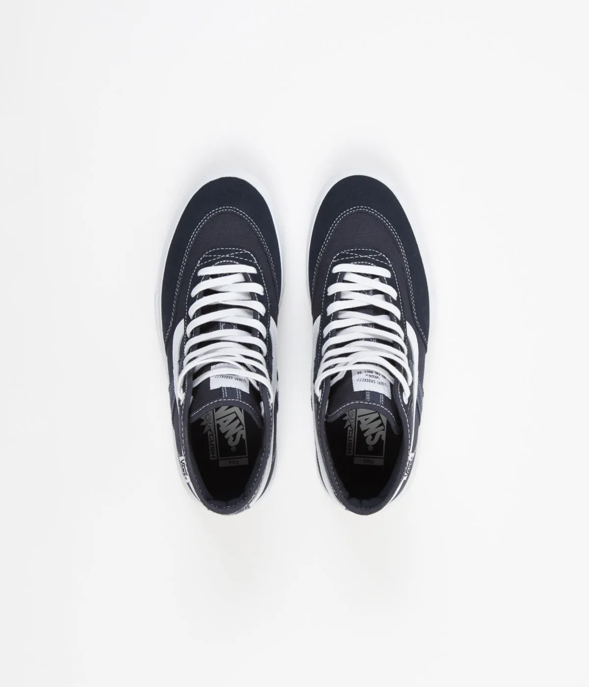 Vans Crockett High Pro Shoes - Ink / White