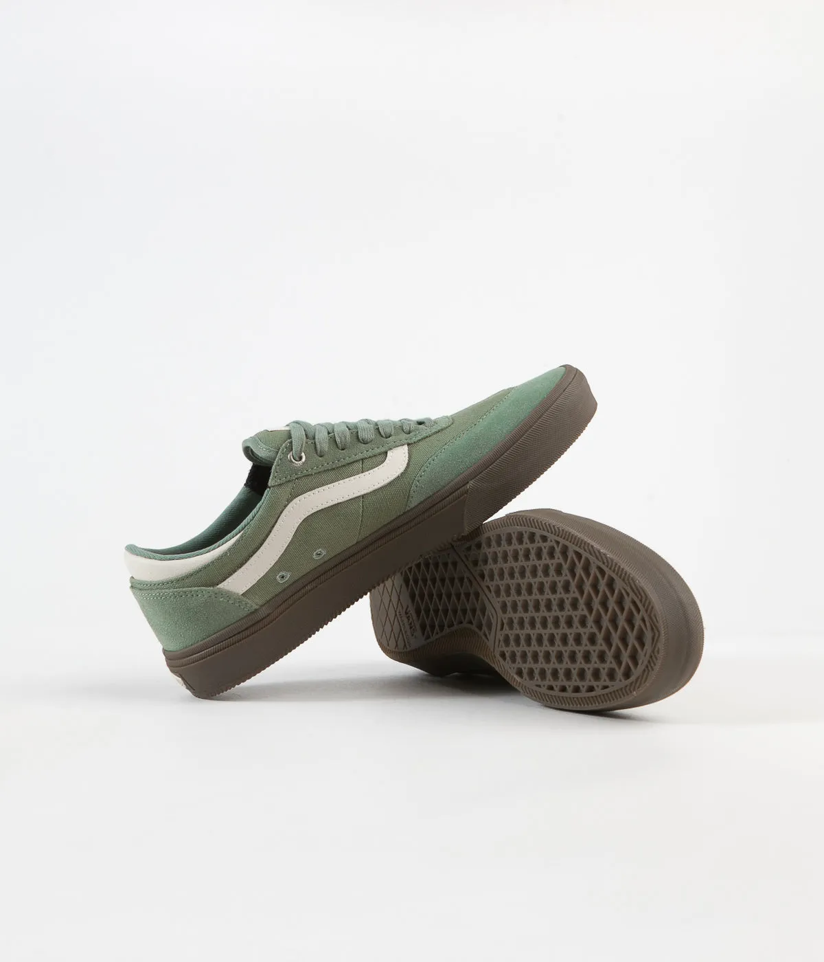 Vans Gilbert Crockett 2 Pro Shoes - (Dark Gum) Hedge Green