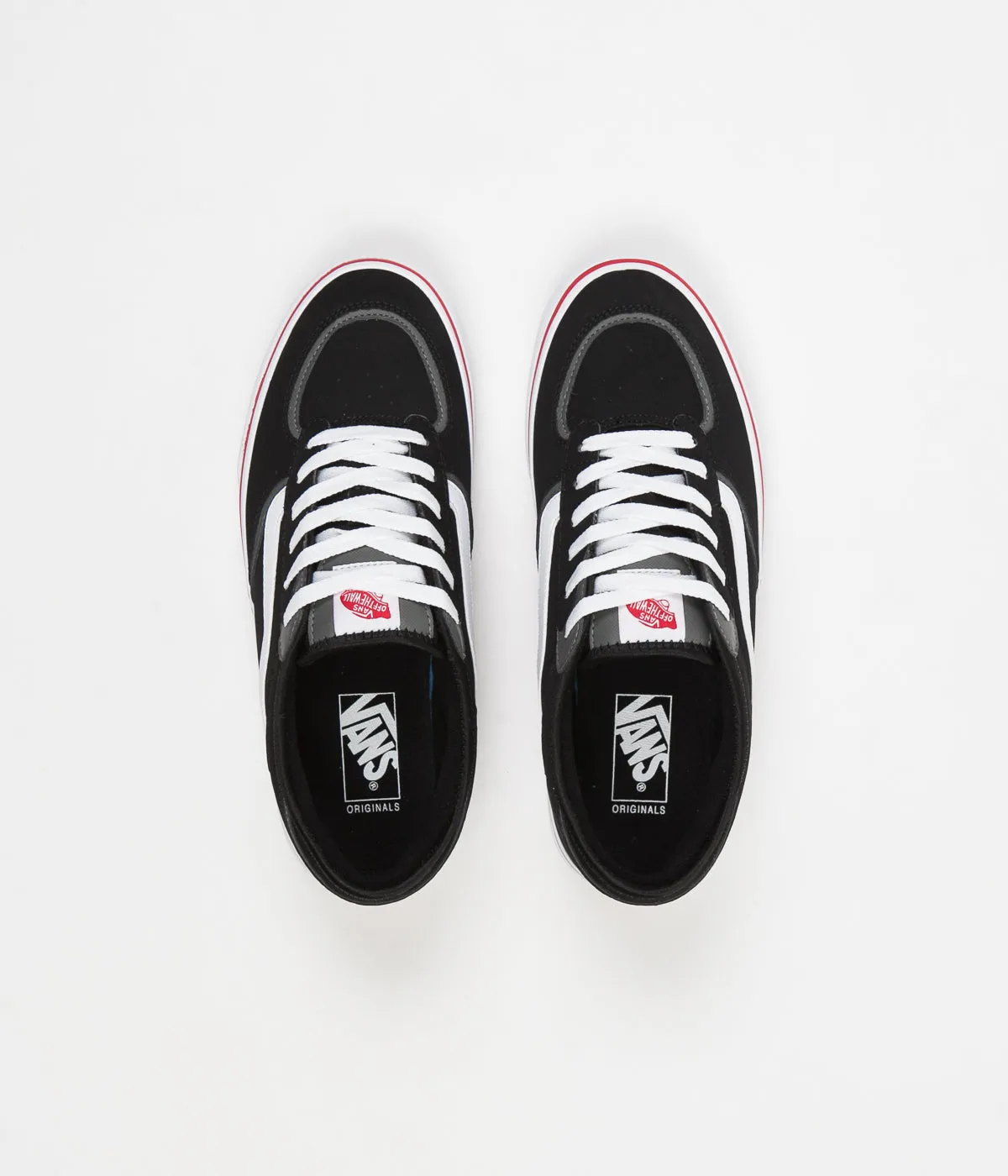 Vans Rowley Classic LX Shoes - Black / White / Red