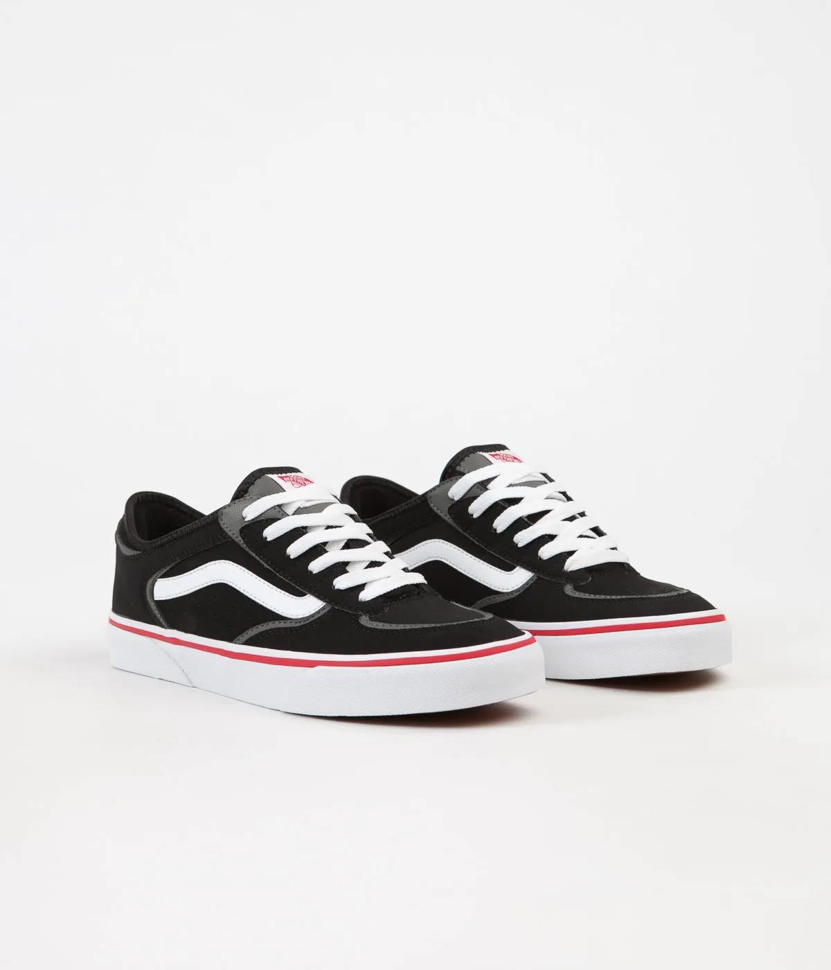 Vans Rowley Classic LX Shoes - Black / White / Red