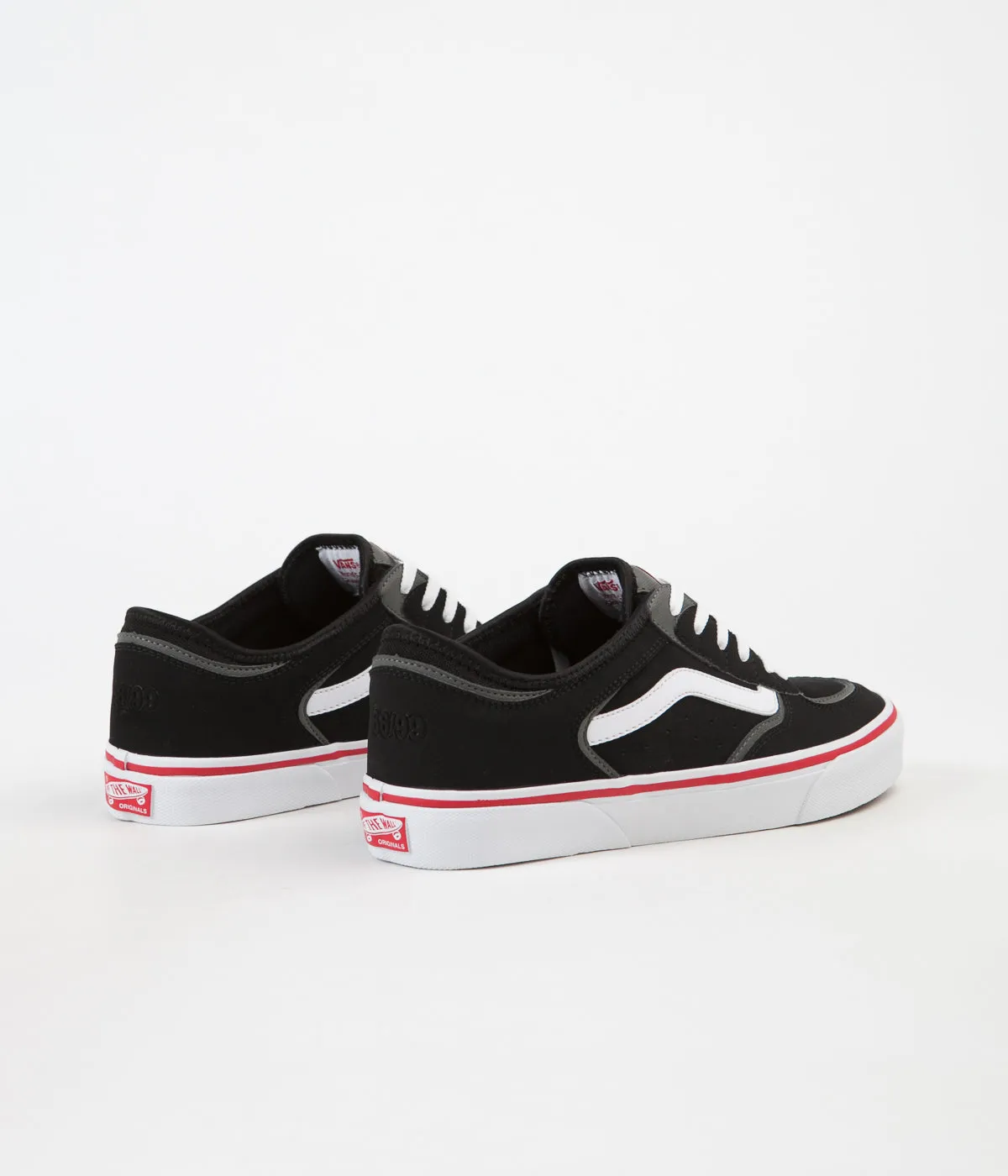 Vans Rowley Classic LX Shoes - Black / White / Red