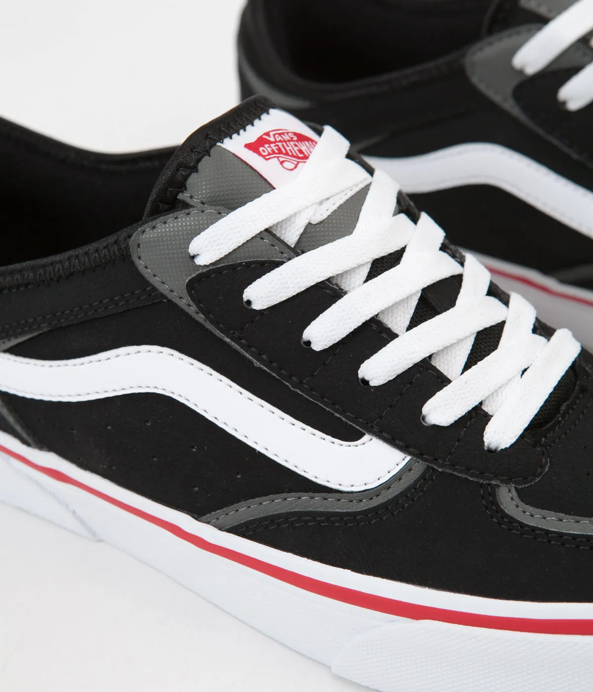 Vans Rowley Classic LX Shoes - Black / White / Red