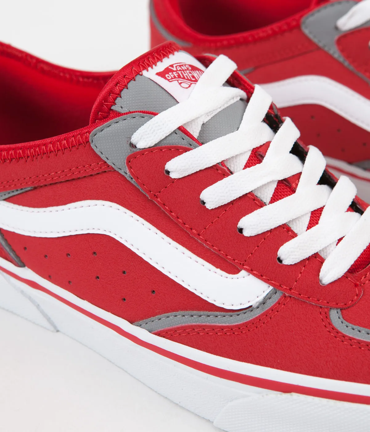 Vans Rowley Classic LX Shoes - Racing Red / White