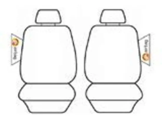 Velour Seat Covers Custom Suits Nissan X-Trail T32 5 Seater ST/ST-L/Ti/TS 3/2014-2022 2 Rows Black Deploy Safe Airbag