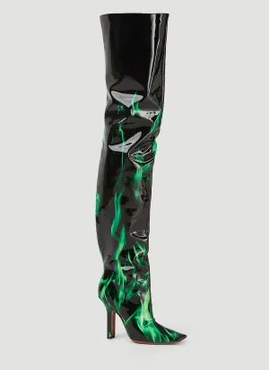 Vetements Boomerang Cuissardes Boots