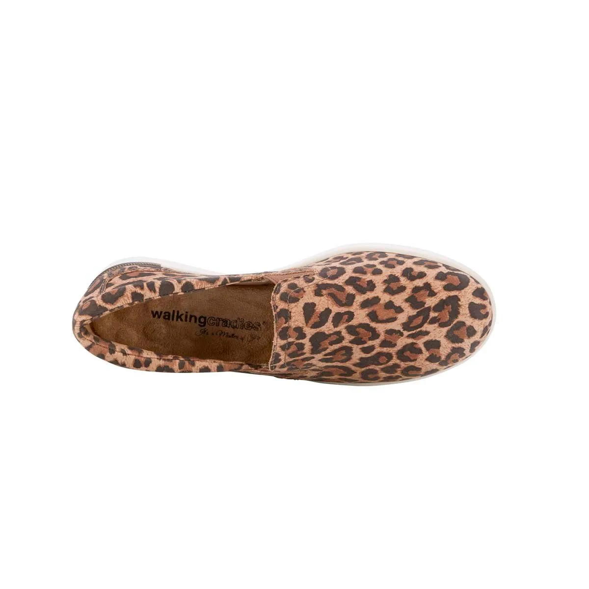 Walking Cradles Wc Orleans Women Casual Sneaker In Abuhler Leopard