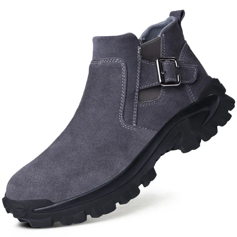 Work Boots Cowhide Safety Shoes