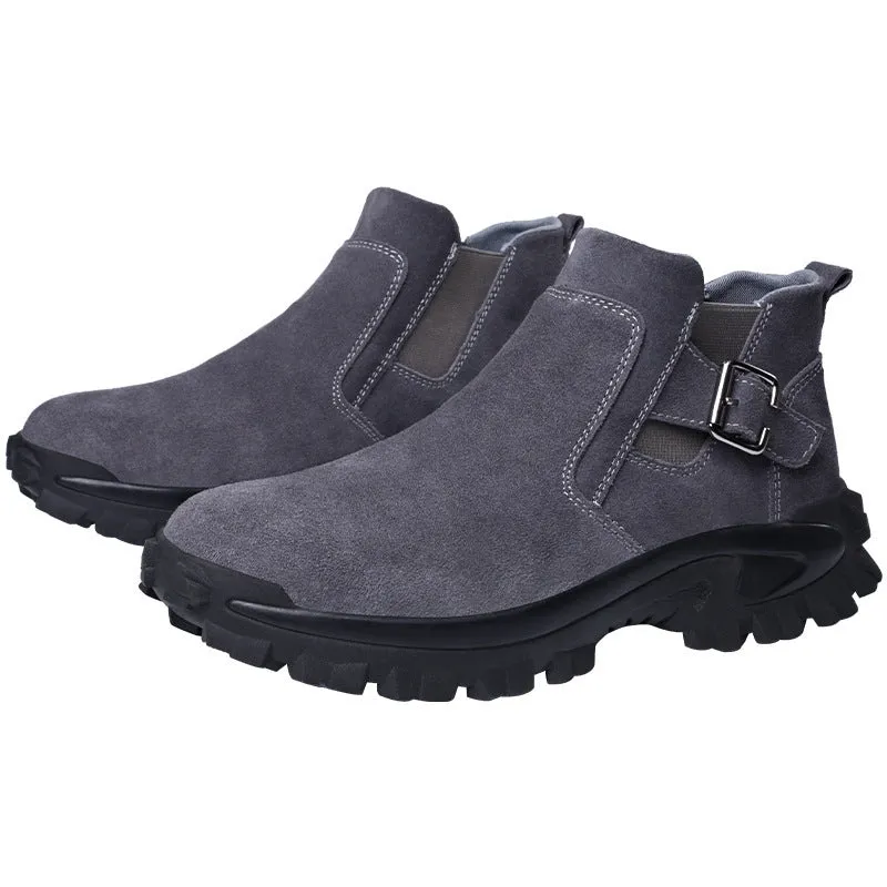 Work Boots Cowhide Safety Shoes