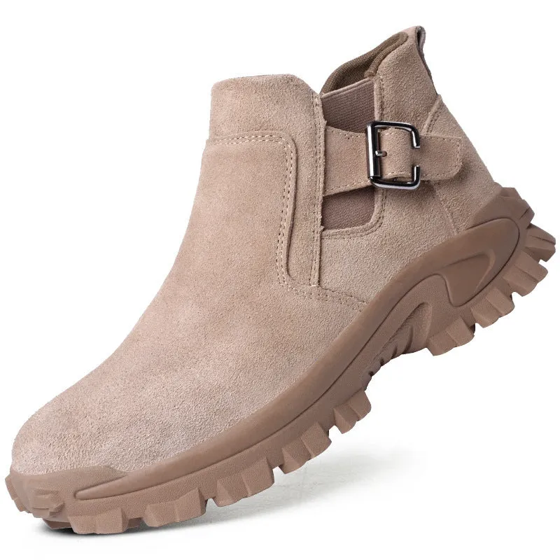 Work Boots Cowhide Safety Shoes