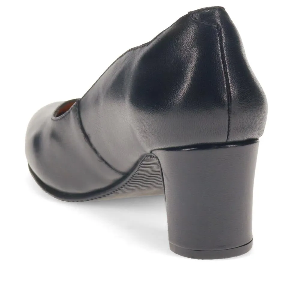 ZoeyWide Leather Court Shoes - ZOEYWIDE / 325 774